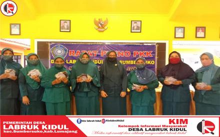RAPAT PLENO TP.PKK DESA LABRUK KIDUL BULAN FEBRUARI 